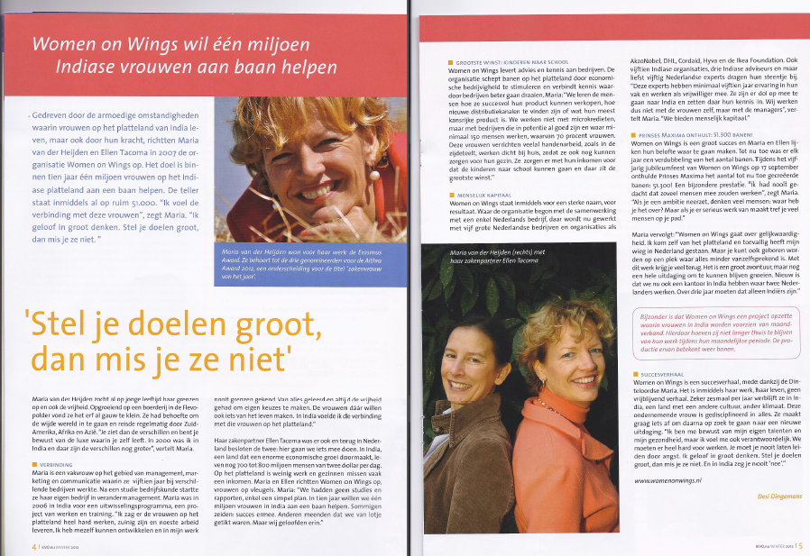 KVO: ‘Stel je doelen groot dan mis je ze niet’