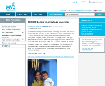 MVO Nederland website: 100.000 banen voor Indiase vrouwen