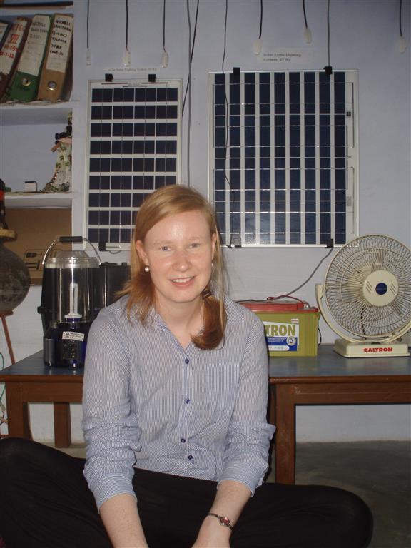 Solar cell technology interesting for working women in rural India