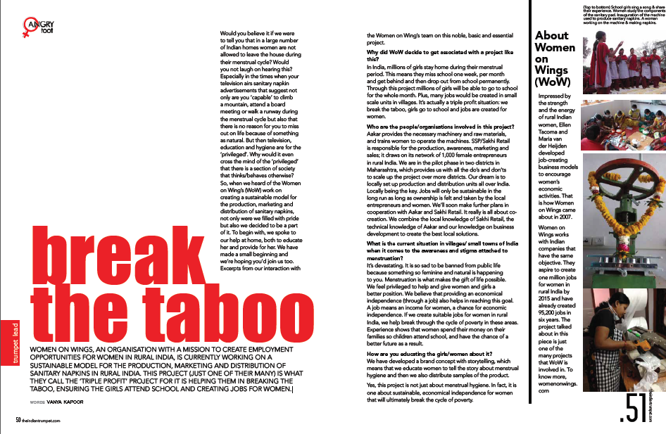 The Indian Trumpet: Break the taboo