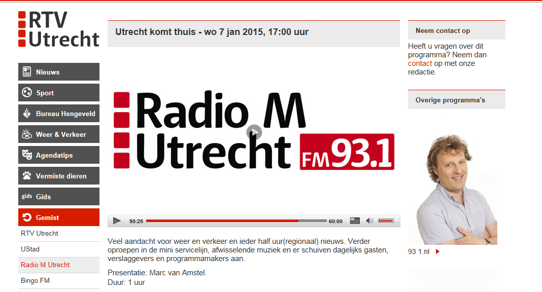 Women on Wings co-founder Ellen Tacoma in Radio M Utrecht show