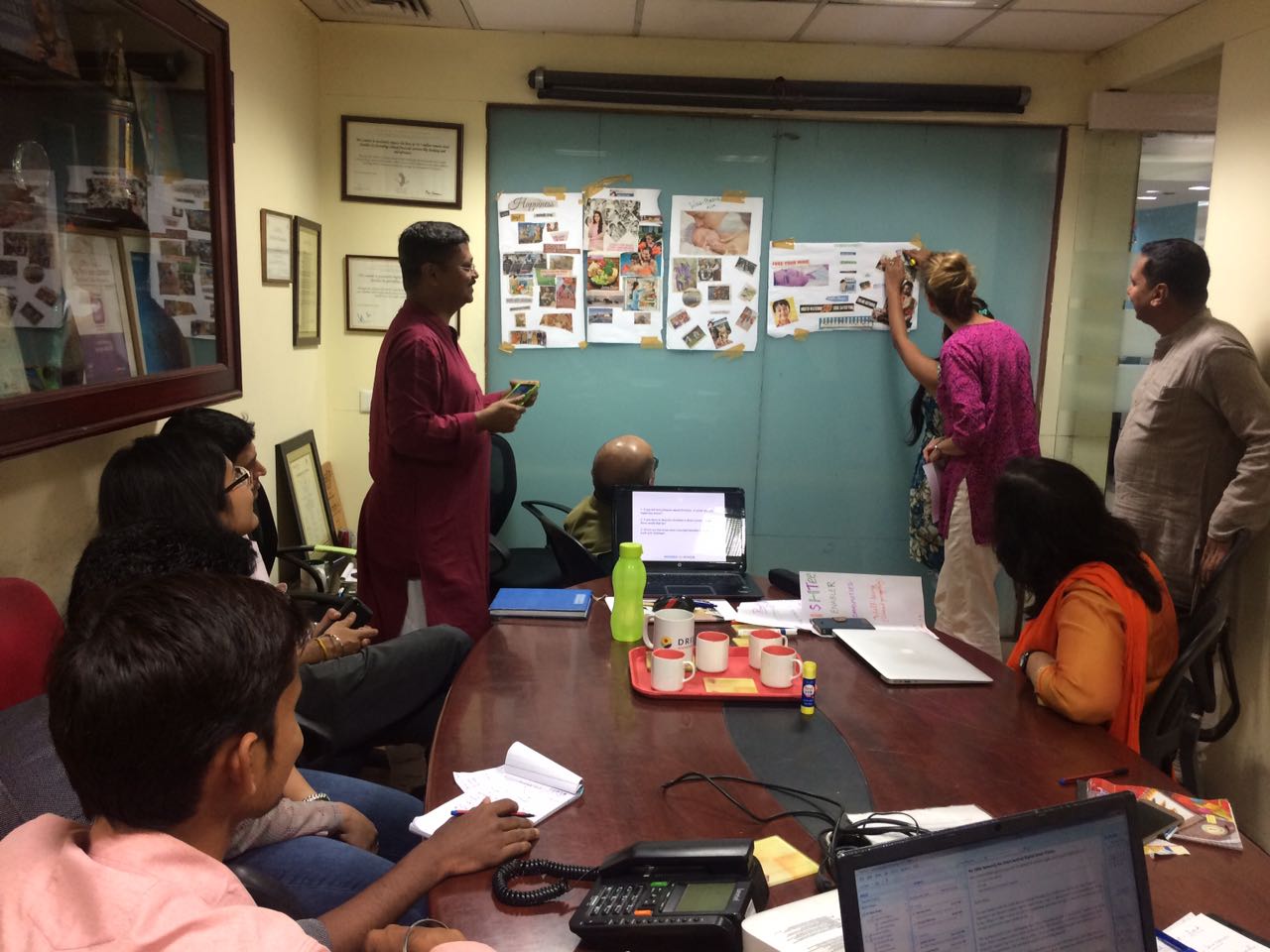 Holiday? Not for the Drishtee team!