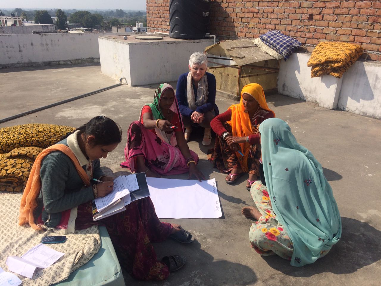 Enthusiasm and eagerness to learn with an aim to create jobs for women in rural India