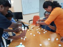 Inspiring team building workshop at Mandala Apparels