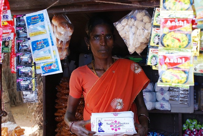 Sales of sanitary pads significantly increased