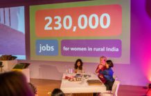 THE IMPACT of A DREAM: 230,000 jobs for rural women