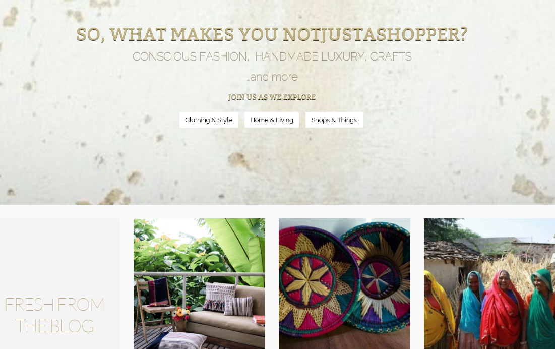 Notjustashopper inspired by Women on Wings’ work