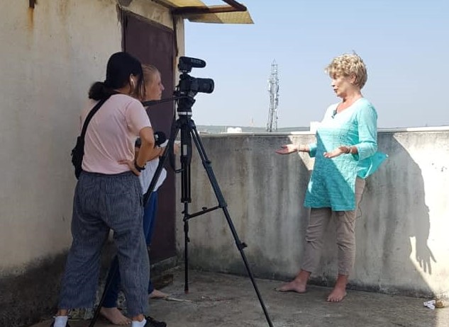 RTL News films at Women on Wings partner