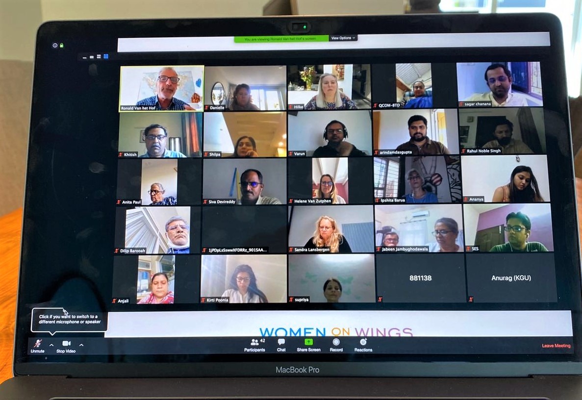 Connecting Women on Wings’ partners and experts online