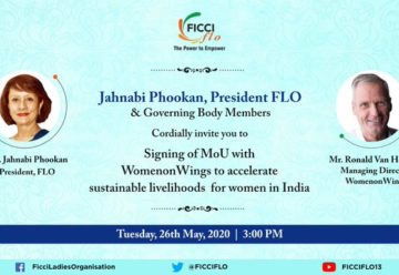 Partnership with FICCI FLO features in Indian press