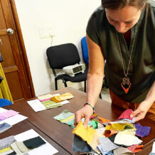 Creating new life for left over fabrics