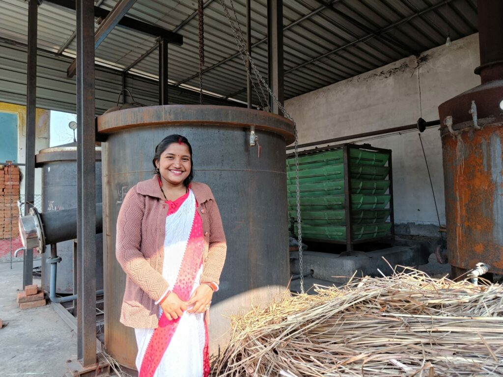 Pushpa, director of Vanopag Farmer Producer Company Ltd