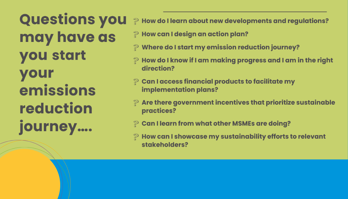 Questions you might have as you begin your carbon emissions reduction journey...