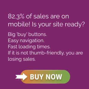 82.3% of sales are on mobile. Is your site ready.